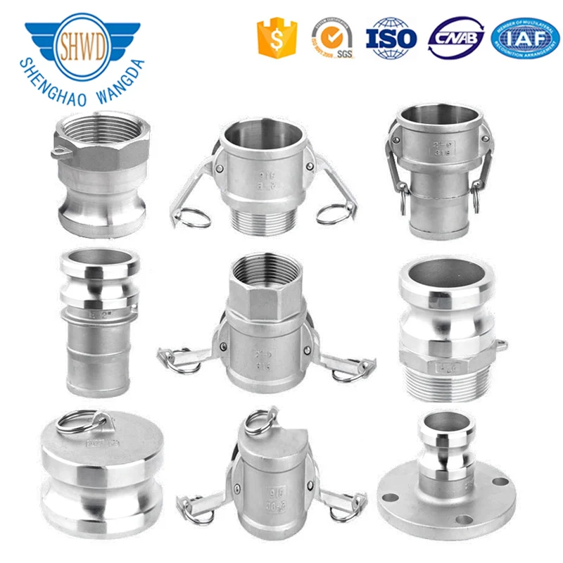 Wholesale Cheap Price 304/ 316 Stainless Steel Hose Quick Coupler Camlock Couplings