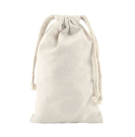 
Recycled sealable muslin truck favor or loot bag for sweetie 
