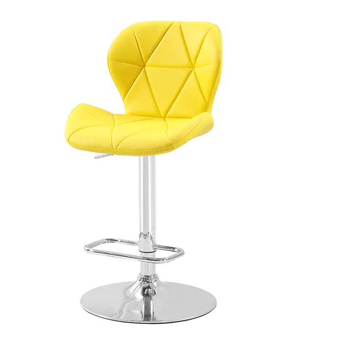 French leather  bar height upholstered barstools