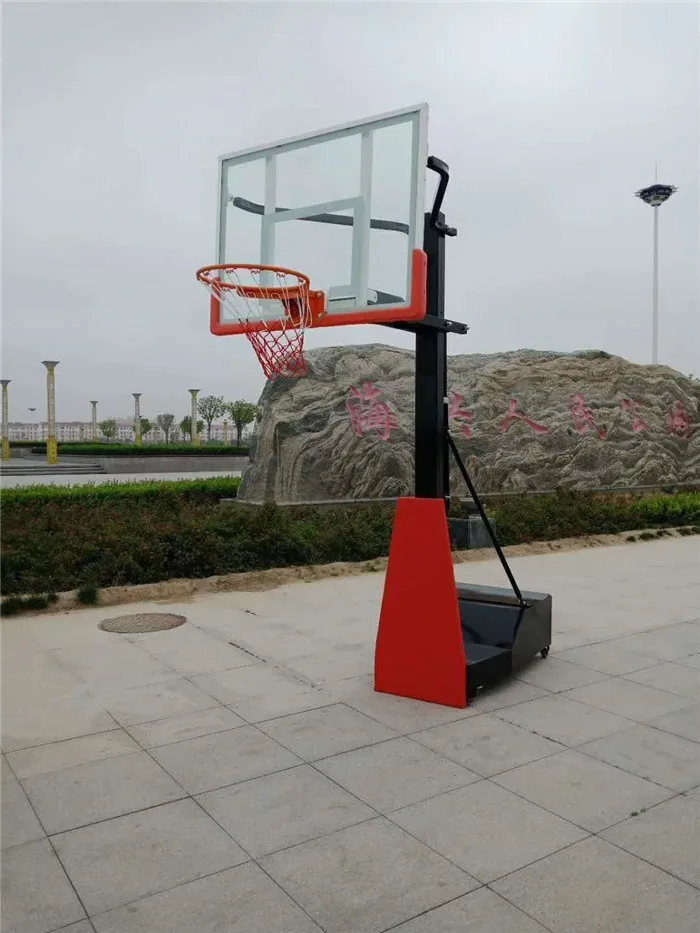 New productInternational standard Manual hydraulic basketball stand / frame for sale