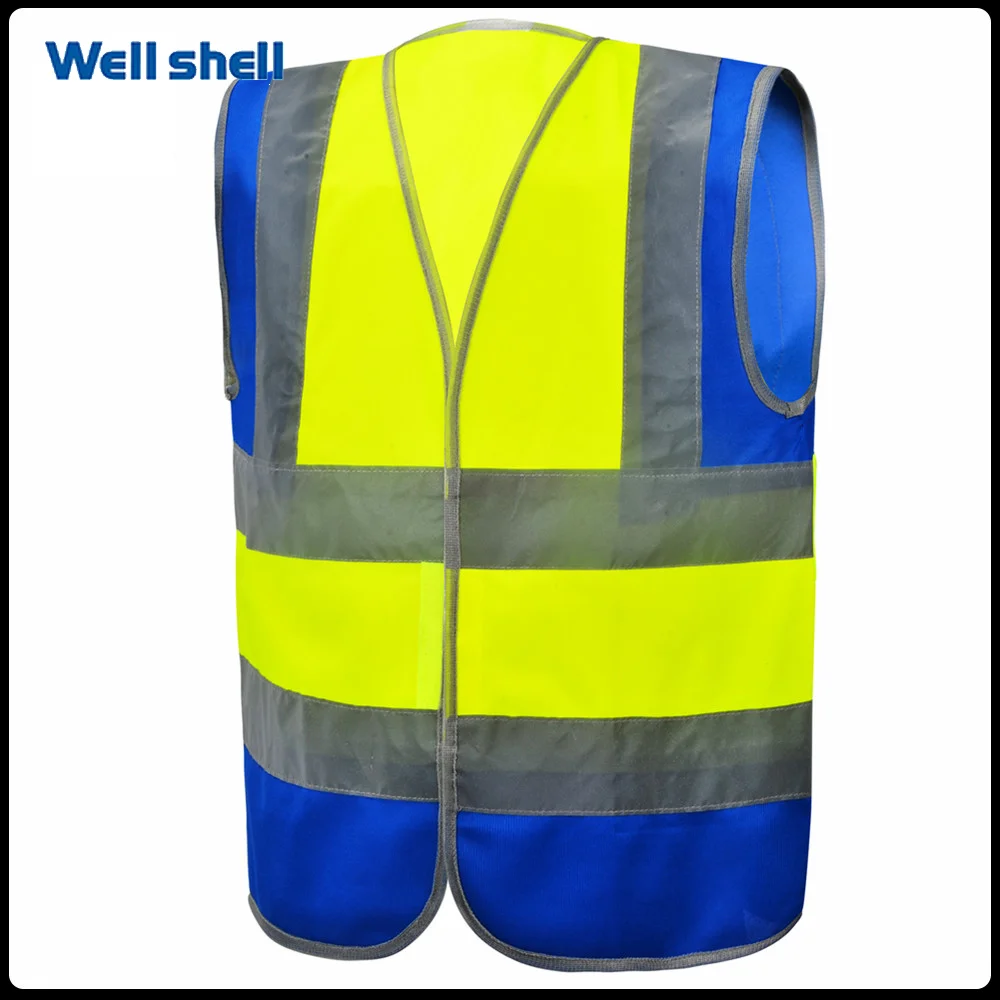 
OEM Orange Yellow Kids Plain high visibility Children reflective safety vest 