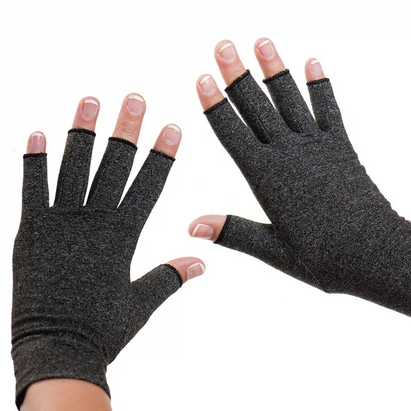 Factory wholesale Anti Arthritis Fingerless Compression Therapy Gloves