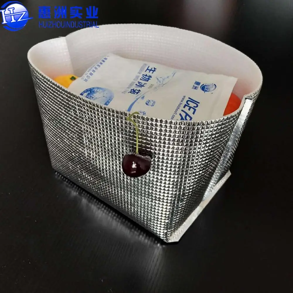 Алюминиевая фольга, изолирующая пузырчатая коробка, подкладка для транспортировки замороженных продуктов, картонная коробка с изоляцией, пенопластовый пакет из фольги