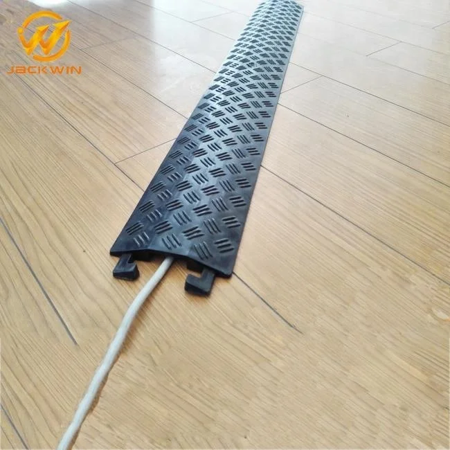 1 channel cable protection ramp in PVC Wire Cover Protector Ramp