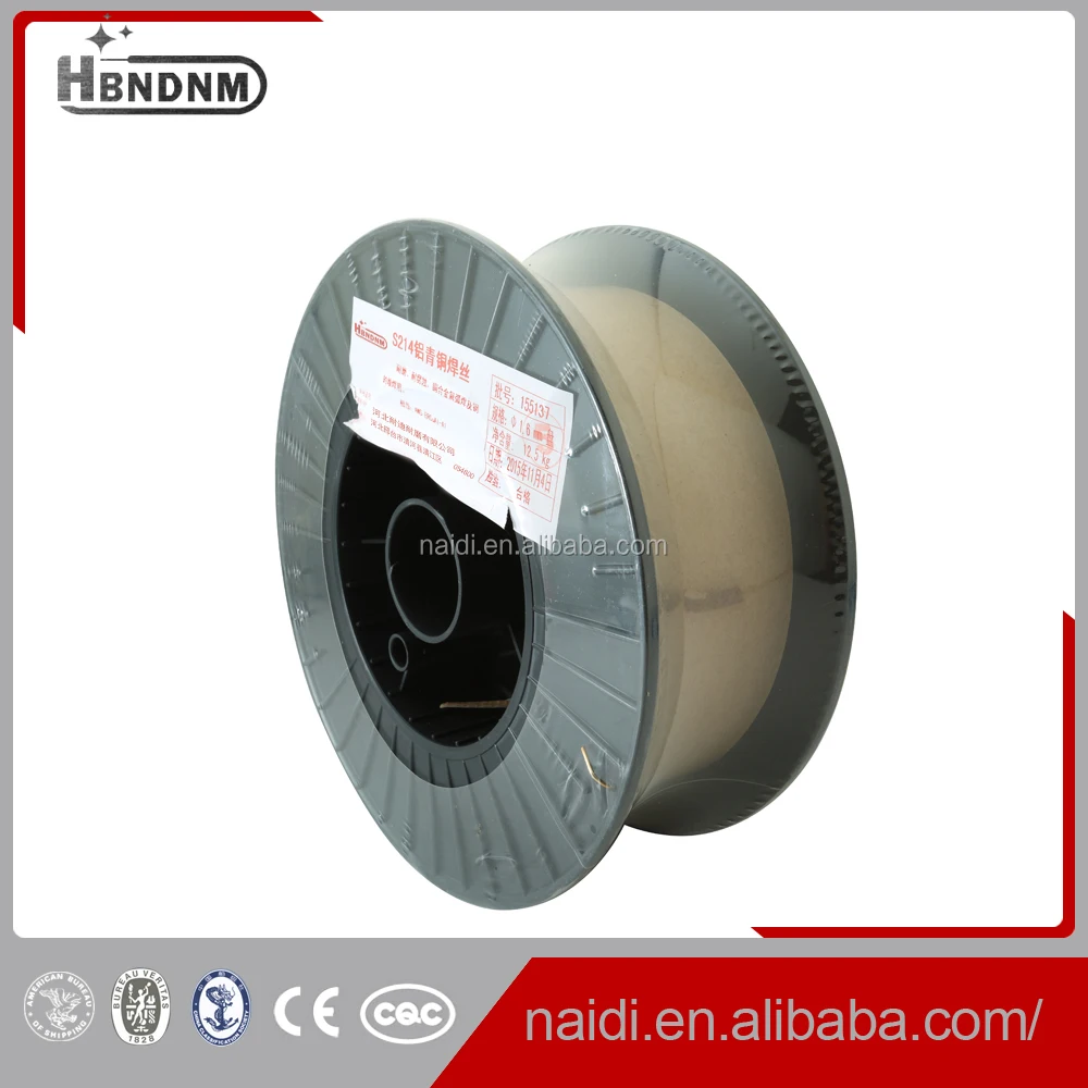s214 non-fe aluminum bronze aws ercual-a1 welding wire 1.2mm for  shipbuilding