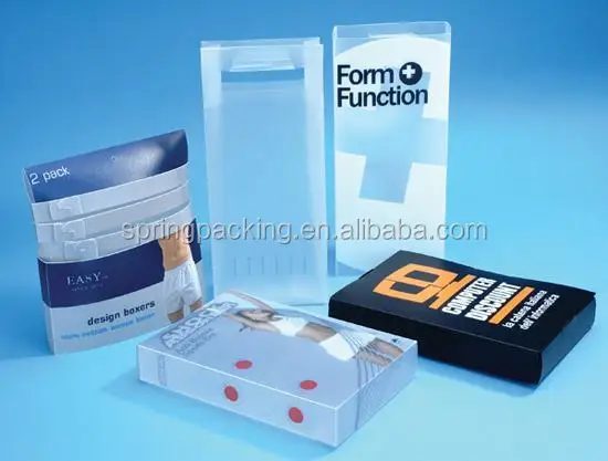 PVC PET material Clear printing plastic folding box blister card paper glue box for toys electronic cosmetic gift packaging