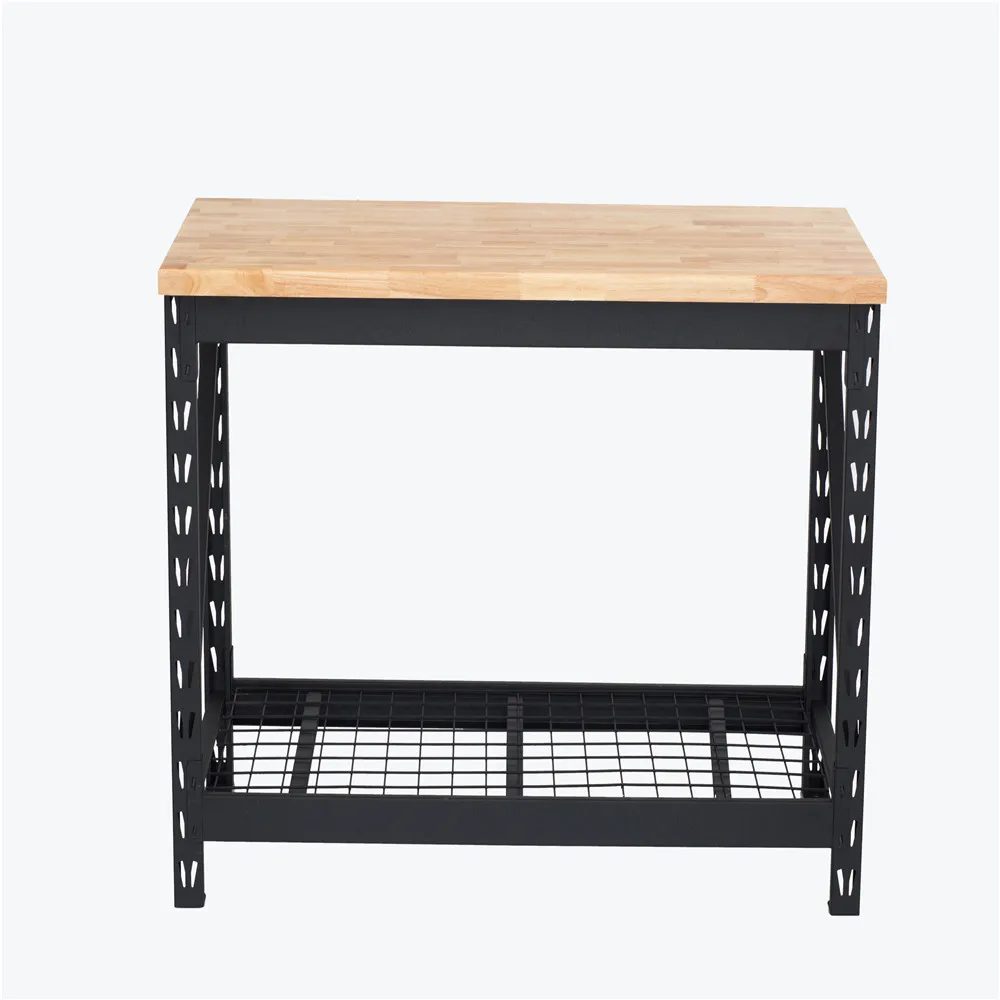 easy assemble metal garage workbench diy