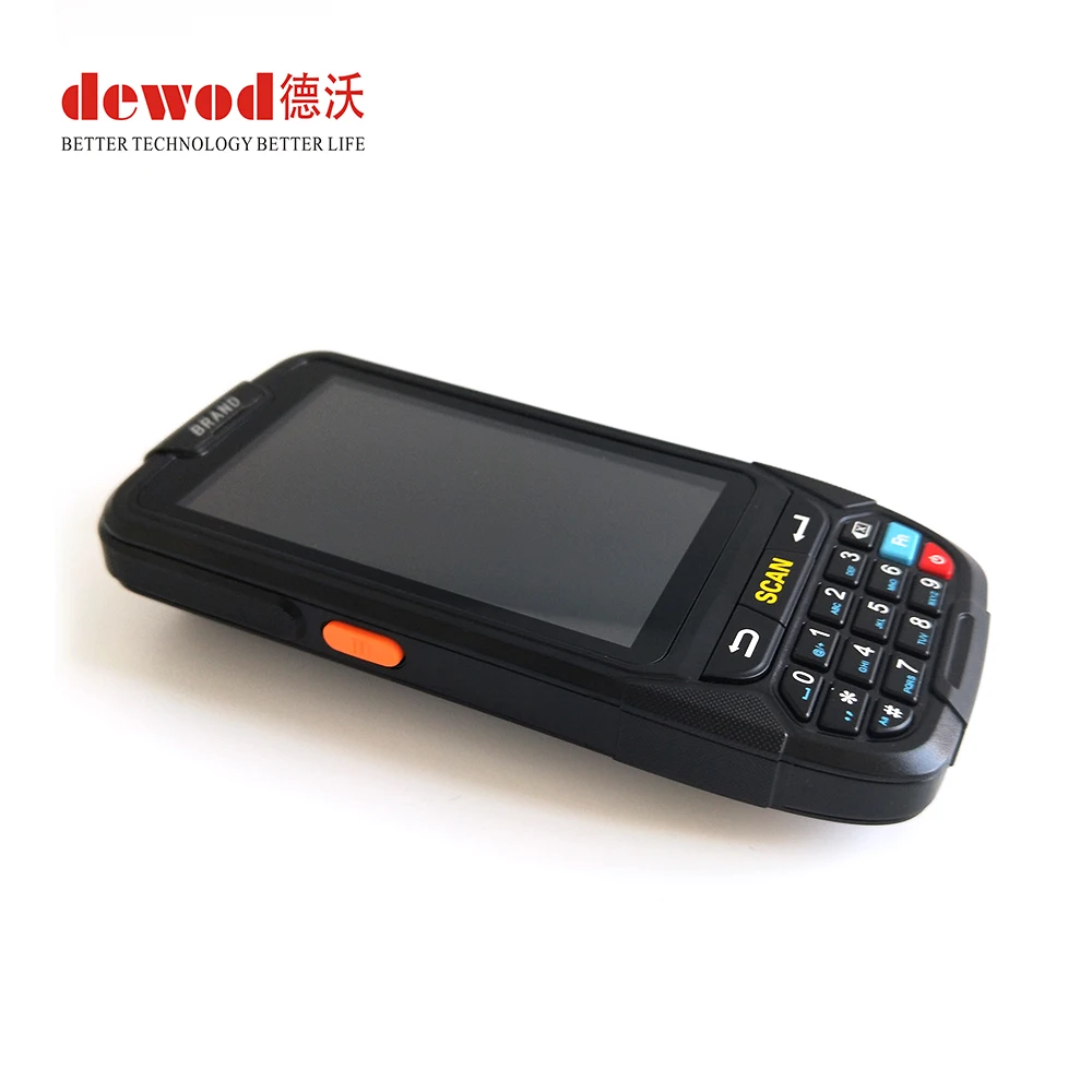  Портативный промышленный 1D 2D сканер штрих-кода android wifi 3g 4g 5 1