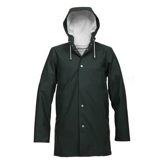 Герметичная лента с полным швом, длинный дождевик, куртка с капюшоном, водонепроницаемый дождевик из полиэстера с полиуретановым покрытием, дождевики