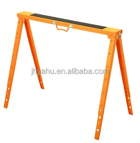 
Folding Sawhorse With Height Adjustable Legs 