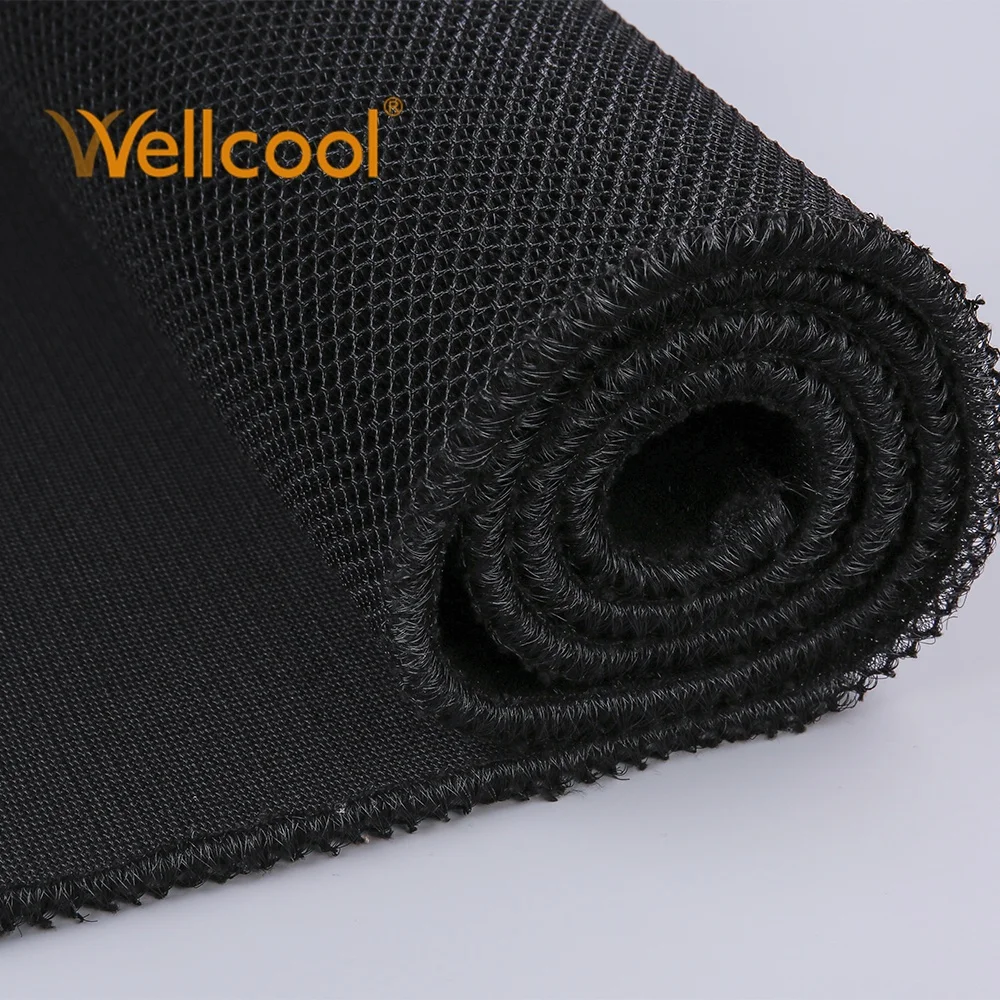 
OEM one side close 10mm thickness flame retardant 3d polyester air spacer mesh fabric for automotive seat ventilation system 