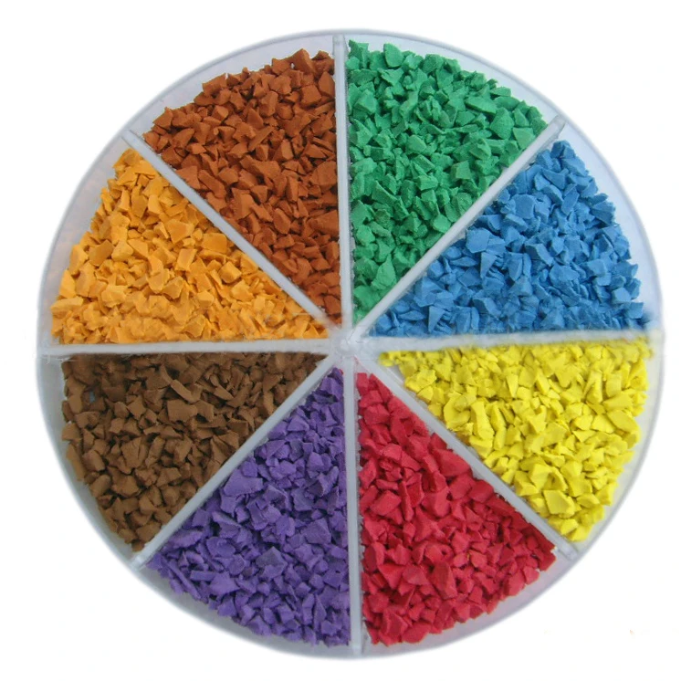 Epdm Synthetic Rubber Wet Pour Rubber Surfacing Epdm Granules For School Playground