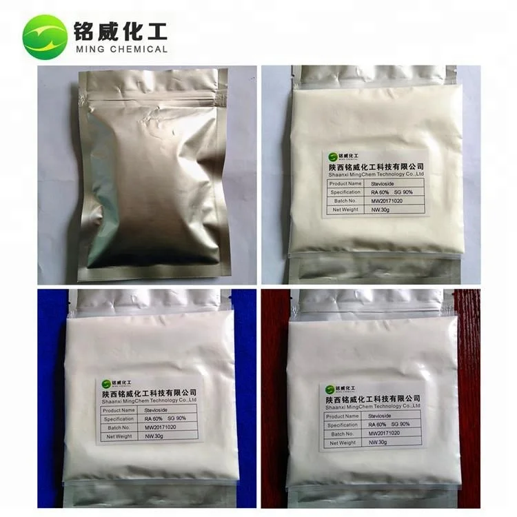 
Pure Natural Stevia RA98% Sweeteners Powder Organic Stevia Sugar 