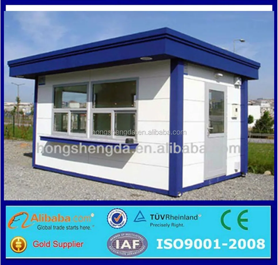 easy to assemble Steel structure kiosk/prefab house