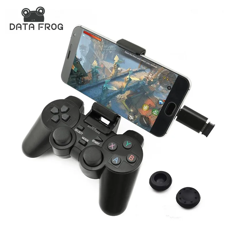 Data Frog Wireless Gamepad For Android for Phone/PC/PS3/TV Box Joystick 2.4G Joypad Game Controller For cellPhone