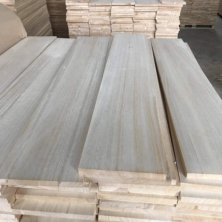 Wholesale low price eco-friendly natural paulownia board