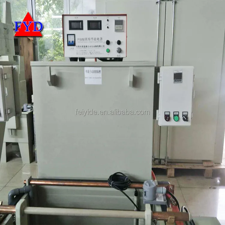 Feiyide Mini Manual Silver Jewelry Electroplating Machine with Plating Barrels