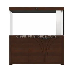 Factory Supply Wood Grain Color With Morden Design Cleair Fish Aquarium  EBD Series