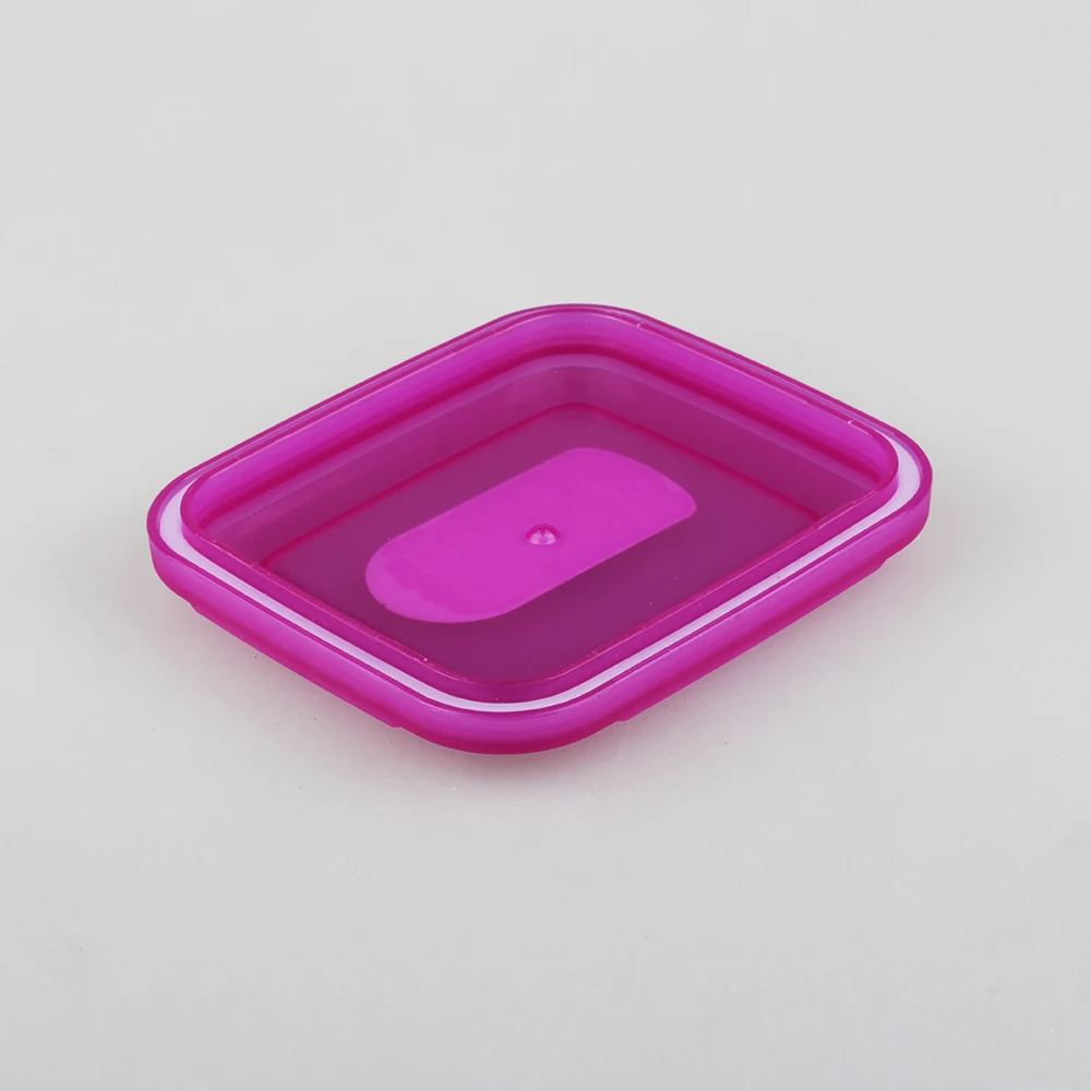 Layers Click Lock Crisper Box Storage Boxes & Bins Food Container with Lid Clear Plastic NEW Modern Promotional Gift Cube Size 2