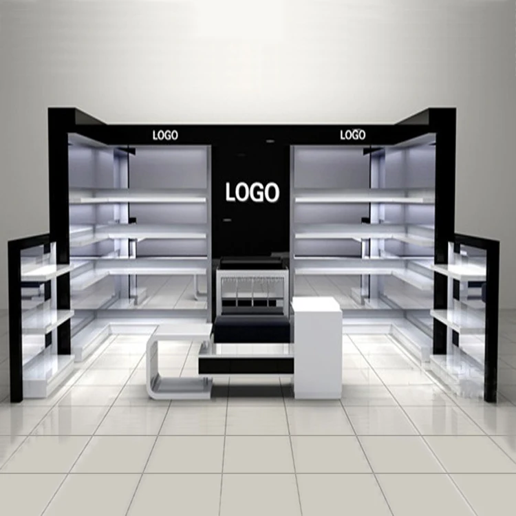 High end shoe shops decoration with shoe display cabinet and shoe rack from Guangzhou