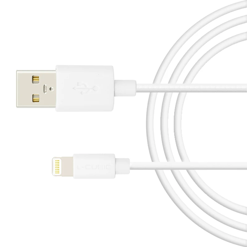 
L-CUBIC For iPhone MFi Certified USB Charging Cable Super Speed Mobile Phone USB Data Cable for iPhone iPad Air iPod 