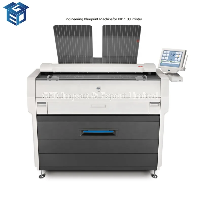 Top Quality Used Wide Format Engineering Copier Laser Blueprint Machine Printer For KIP7100 Printer