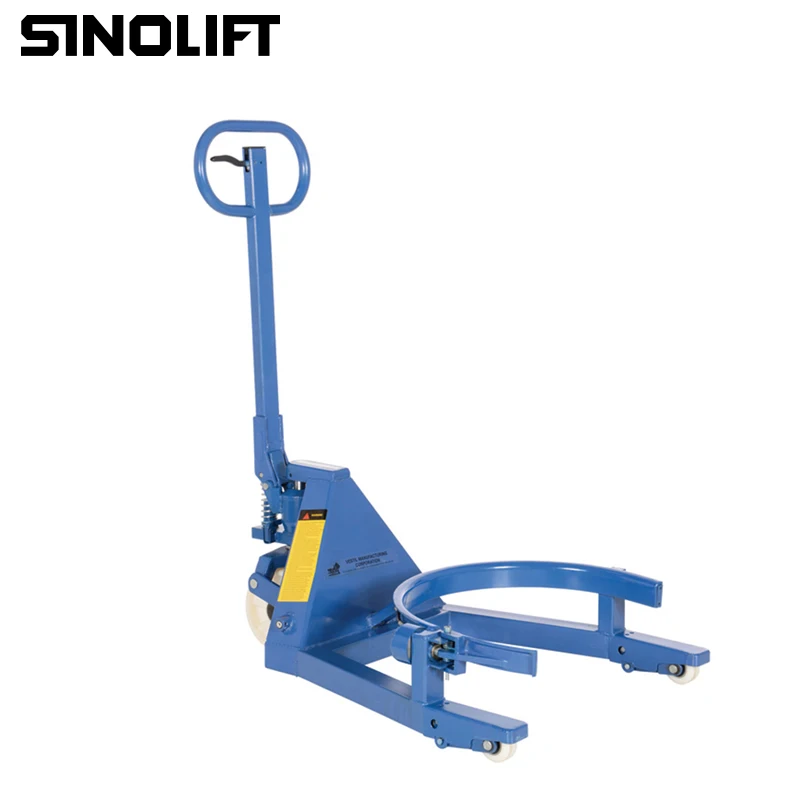 Sinolift HJ365 capacity 300kg manual hydraulic drum porter