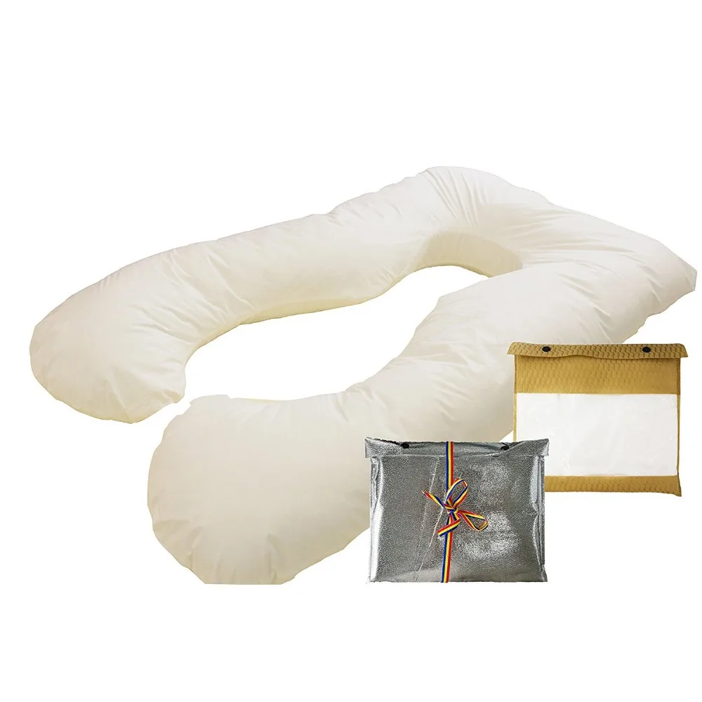 
Pregnancy Pillow, Maternity Pillow with Contoured U-Shape for Back Support 