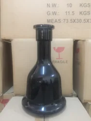 Height 31cm glass for hookah shisha vase base bottle