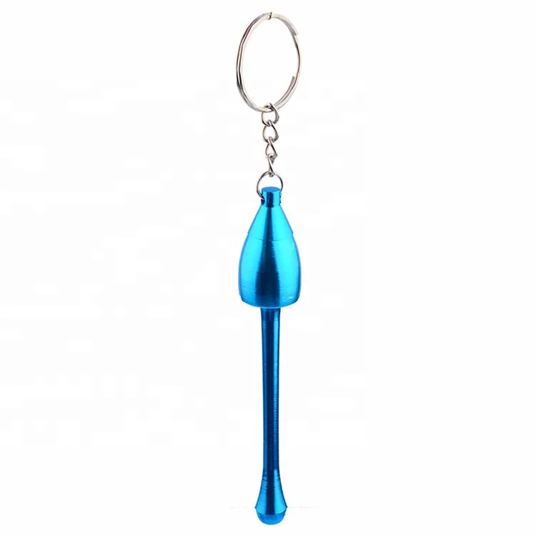 Mushroom Smoke Metal Pipes Keychain Smoking Pipe Herb Tobacco Pipes Shape Key Ring