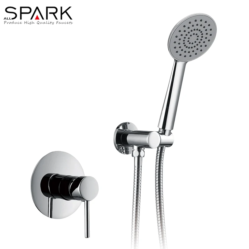 Sanitary wares bathroom waterfall rainfall concealed rain shower set