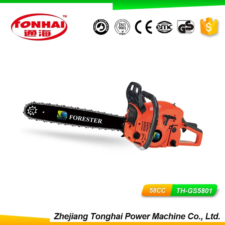Supply Gasoline Chainsaw  25cc 38cc 45cc 52cc 55cc 62cc 72cc 2.6kw Hand 58cc Cordless Chainsaw Chain Saw