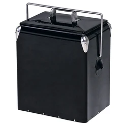 17L Multi Colored Customized Vintage Cooler Accept Metal Drink Cooler Box Beach Beer Cooler