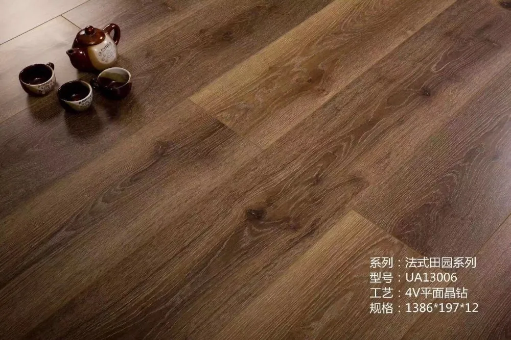 Jinan Caiming 8mm 12mm waterproof HDF MDF AC3 AC4 laminate flooring