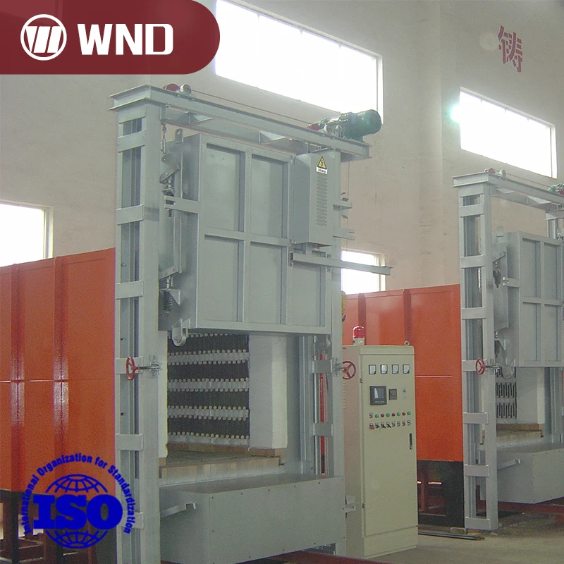 
Bogie Hearth Car Bottom Trolly Type Resistance Gas Furnace for Metal parts heat treatment PLC control 