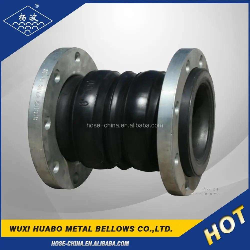 Hypalon rubber bellow expansion joint/rubber compensator