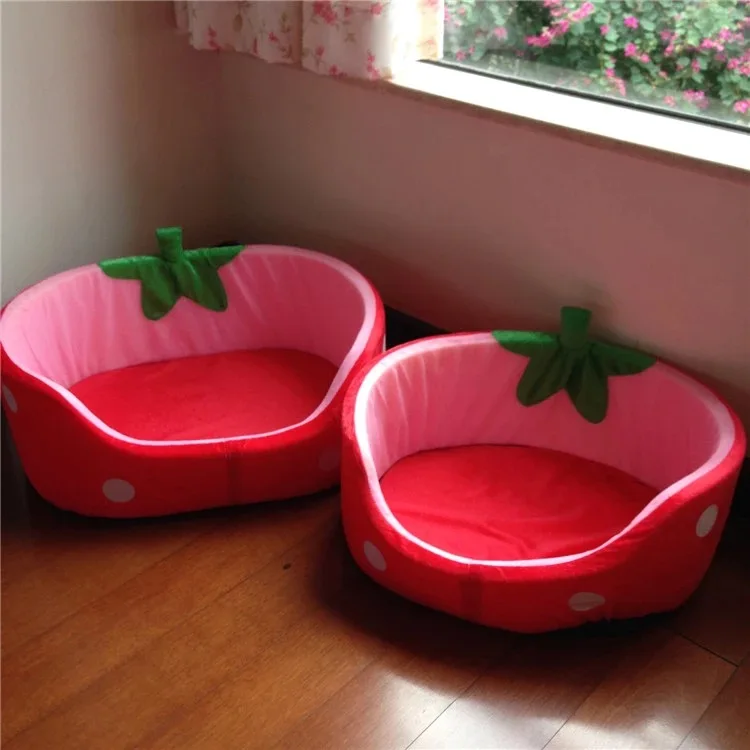 Watermelon shape soft pet beds accessories luxury designer pet bed
