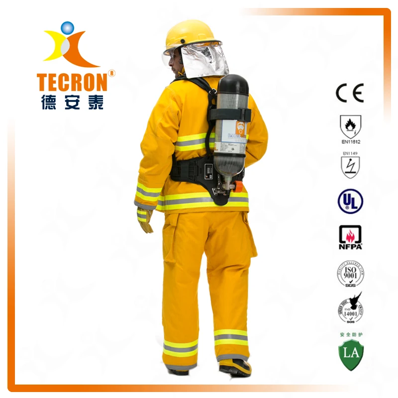 OEM NFPA1971 Certified Nomex Fire fighting Suits Fireproof Turnout Gear