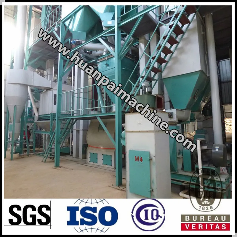 1-10 ton per hour pellet cattle feed mixer poultry feed machine machine to make animal food