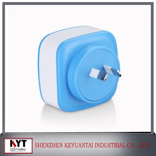 Интеллектуальное зарядное устройство 4 usb зарядное устройство 22.5 Вт 5 В/4.5A universal plug адаптер CE, Rohs, Fcc SAA, KC