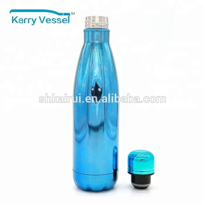 Stainless steel water bottle 500ml 750ml thermos cola shape vacuun flask water bottle