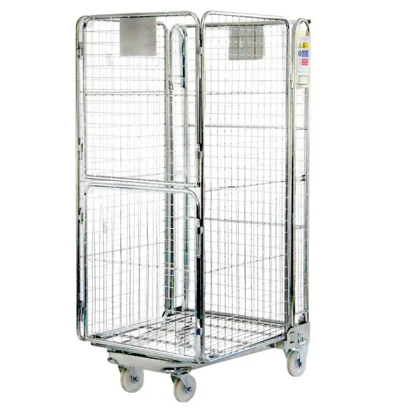 Professional 4 Sides Cargo Storage Roll Container For Wholesales