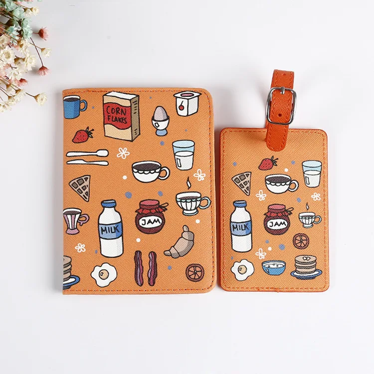 rfid blocking passport holder passport holder leather wallet passport case with tag
