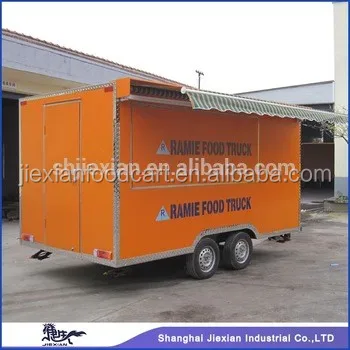 JX-FS400B Mobile food cart/food truck van/food trailer for sale