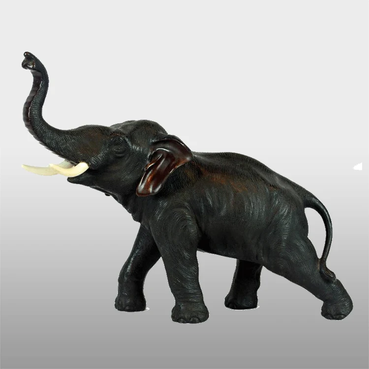 Outdoor life size garden brass cheap elephant statues