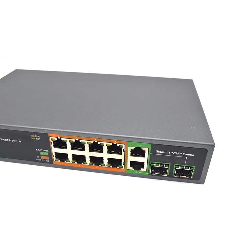 1000M 8 ports switch poe sfp Combo uplink poe gigabit switch