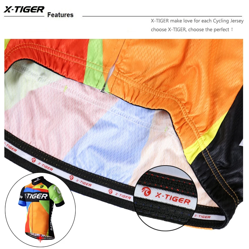 
-TIGER 2019 Short Sleeve Pro Cycling Jerseys Ciclismo Bike Wear Cycling Clothing 