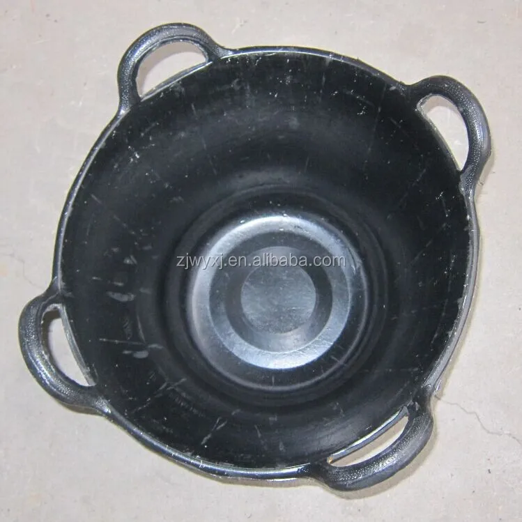 40L Recycled Tyre Rubber Concreters basket with Four Handles