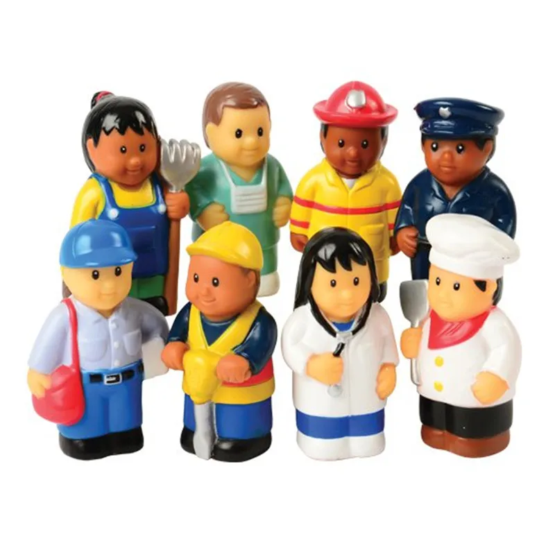 OEM Vinyl Worker Toy Action Figure Soft Plastic Hot Toy Action Figure Custom Movie Character Figures Sale for Kids