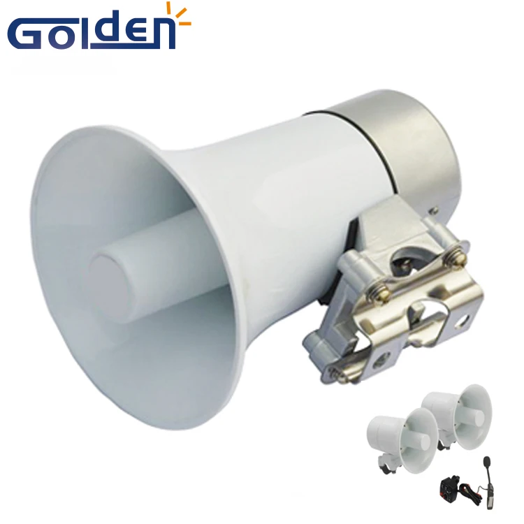 12V 20w car horn motorcycle police siren speaker with microphone